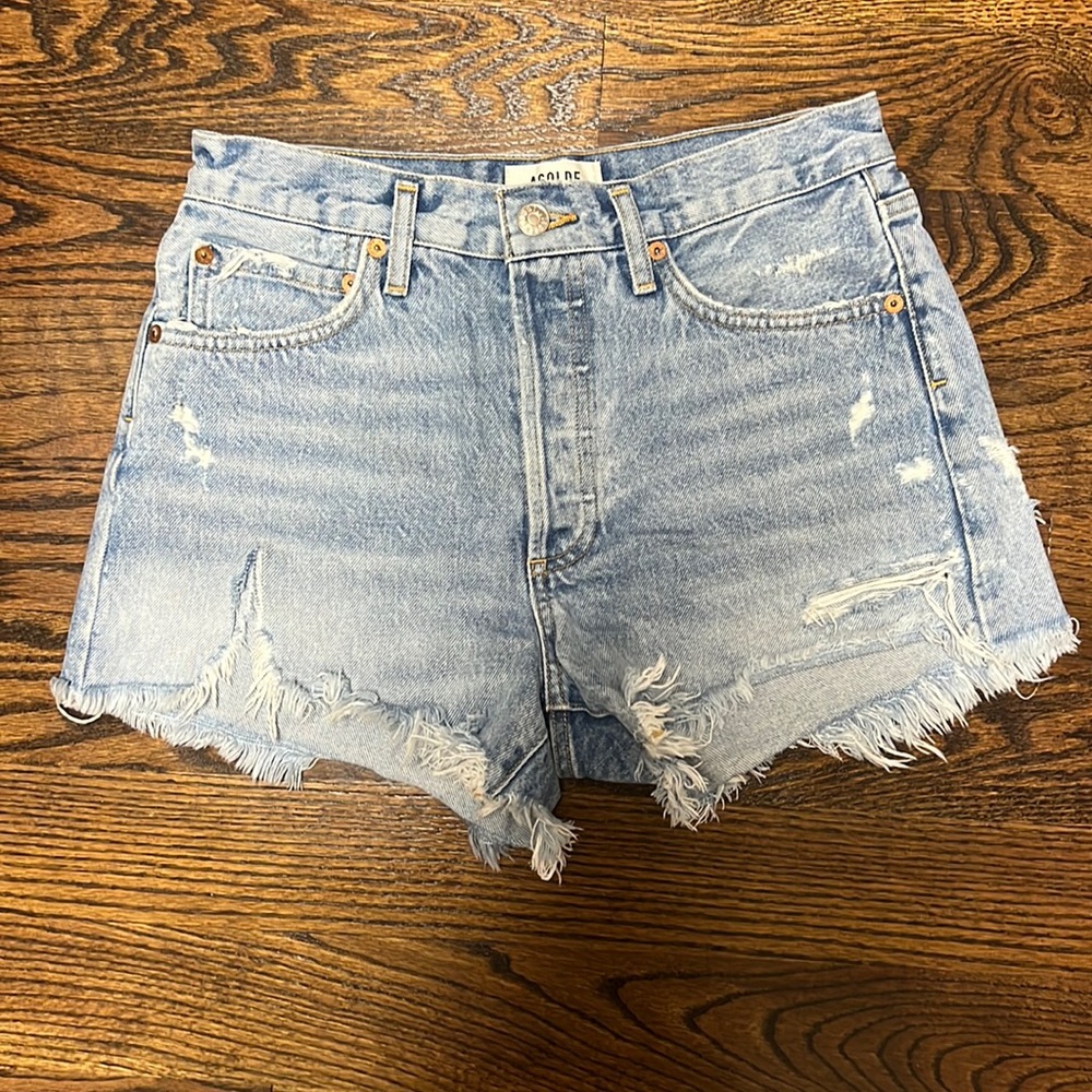 Agolde Parker vintage shorts in swap meet